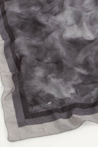 Acı Kahve Bulut Desen Kraş Eşarp - 3