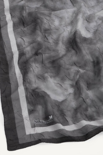 Antrasit Bulut Desenli Kraş Şal (1)