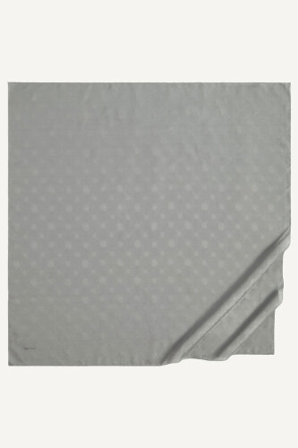 Aura Monogram Desen Mercan Eşarp (1)
