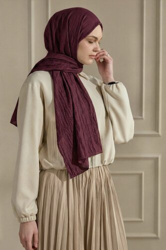 Bordo Kraş Şal