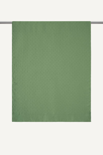 Çağla Piramit Monogram Desen Mercan Şal