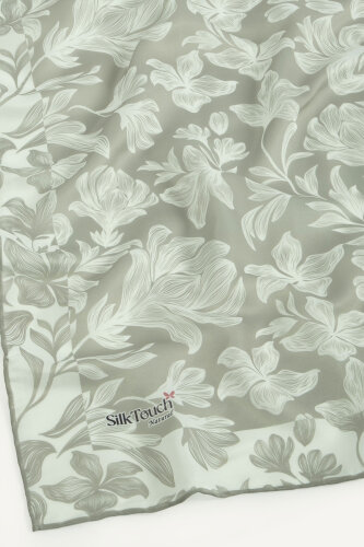 Çağla Zambak Desen Natural Eşarp - 3