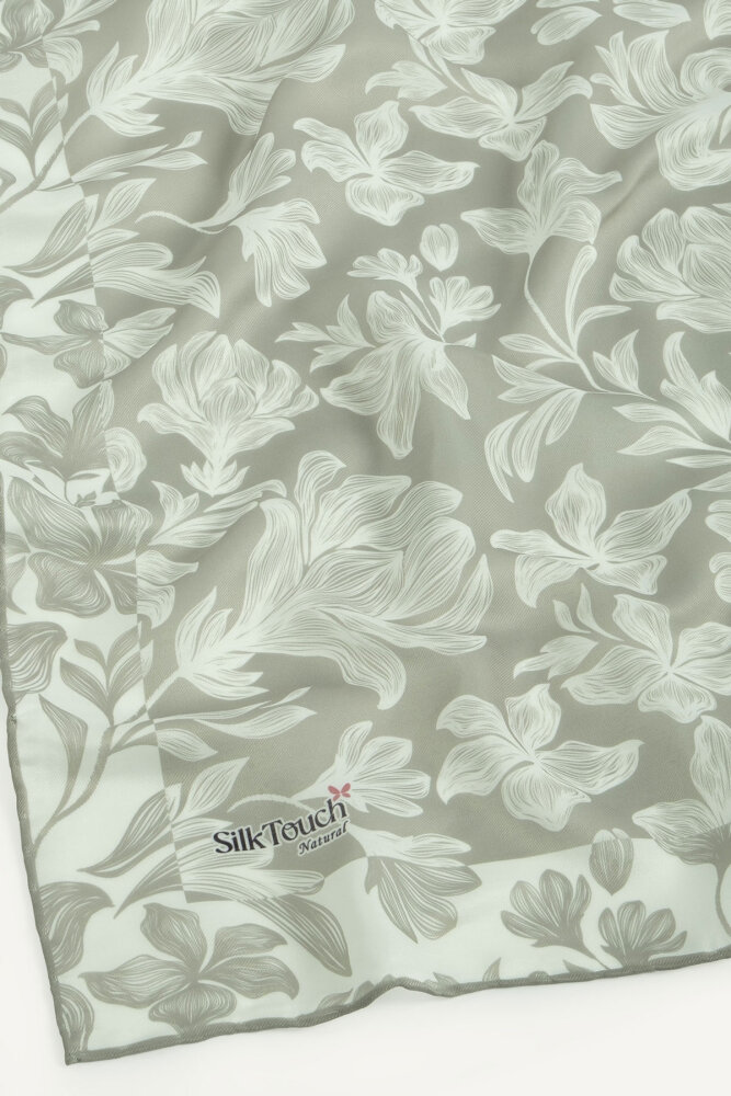 Çağla Zambak Desen Natural Eşarp - 3