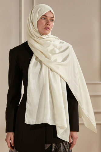 Ekru Brissa Vual Şal