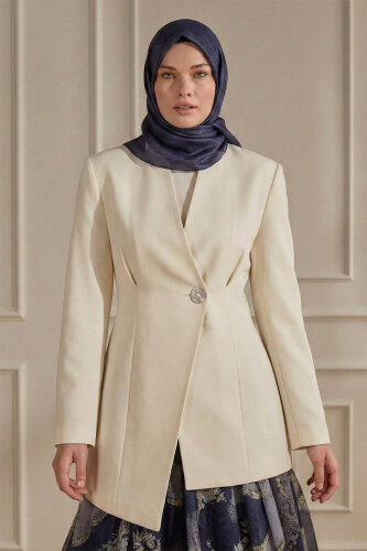 Gece Mavisi Düz Renk Kehribar Eşarp