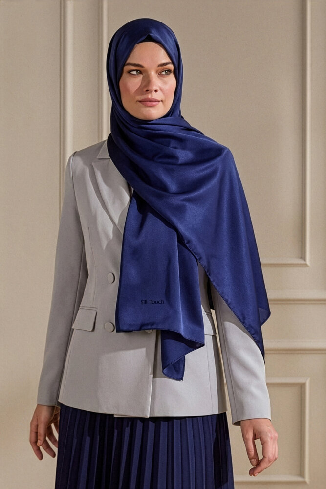 Gece Mavisi İnci Şal - 1