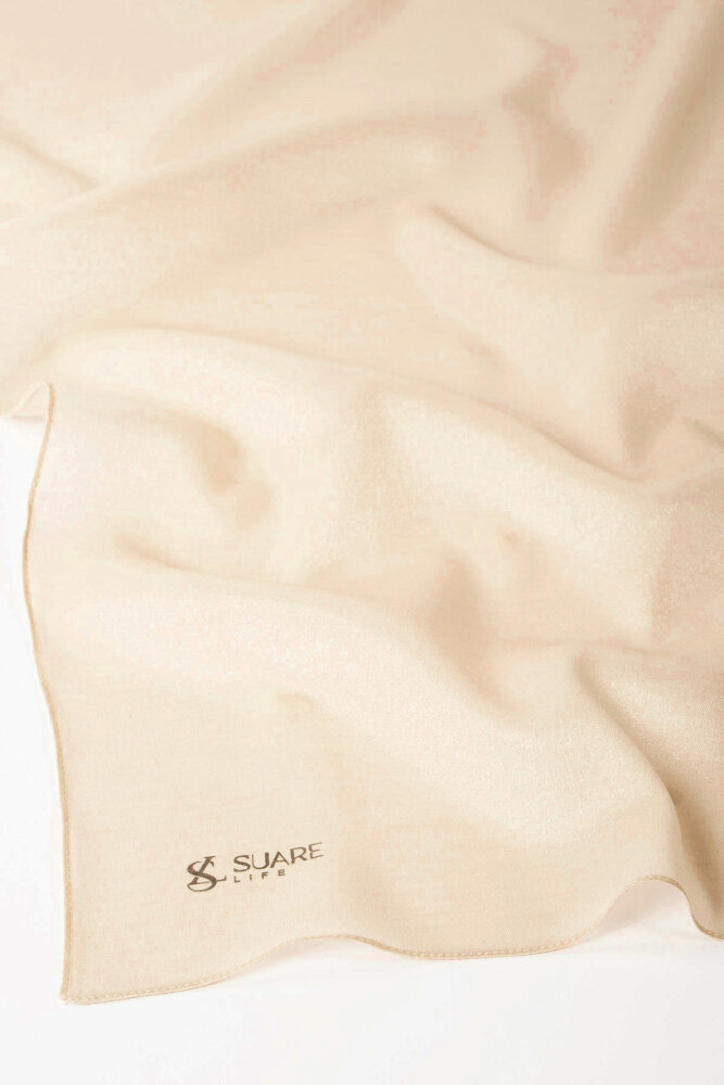 Gold Düz Renk Kehribar Eşarp - 3