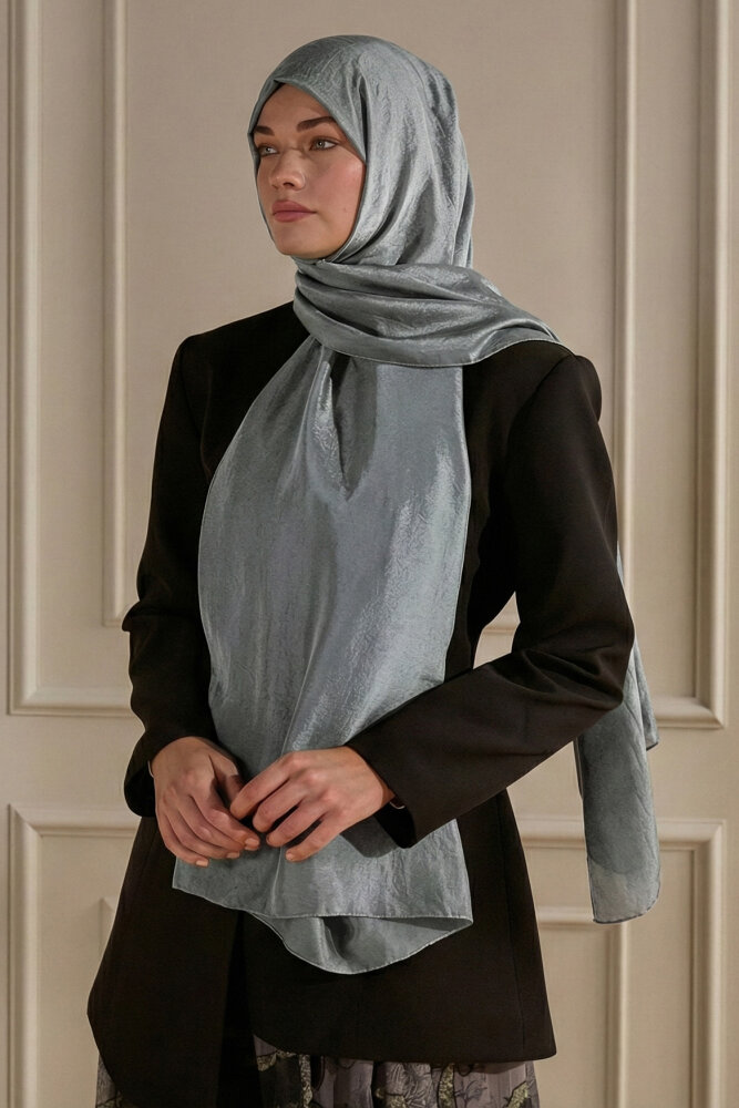 Gri Brissa Vual Şal - 1