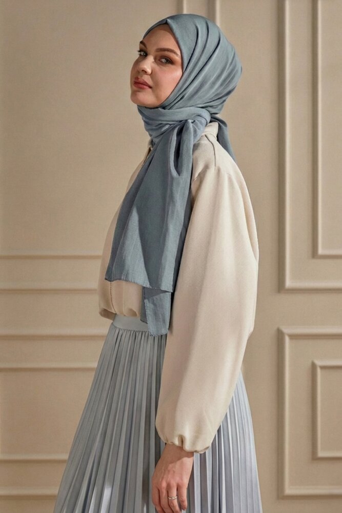 Gri Mercan Şal - 1