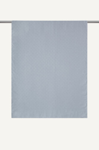 Gümüş Piramit Monogram Desen Mercan Şal