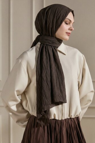 Kahve Kraş Şal