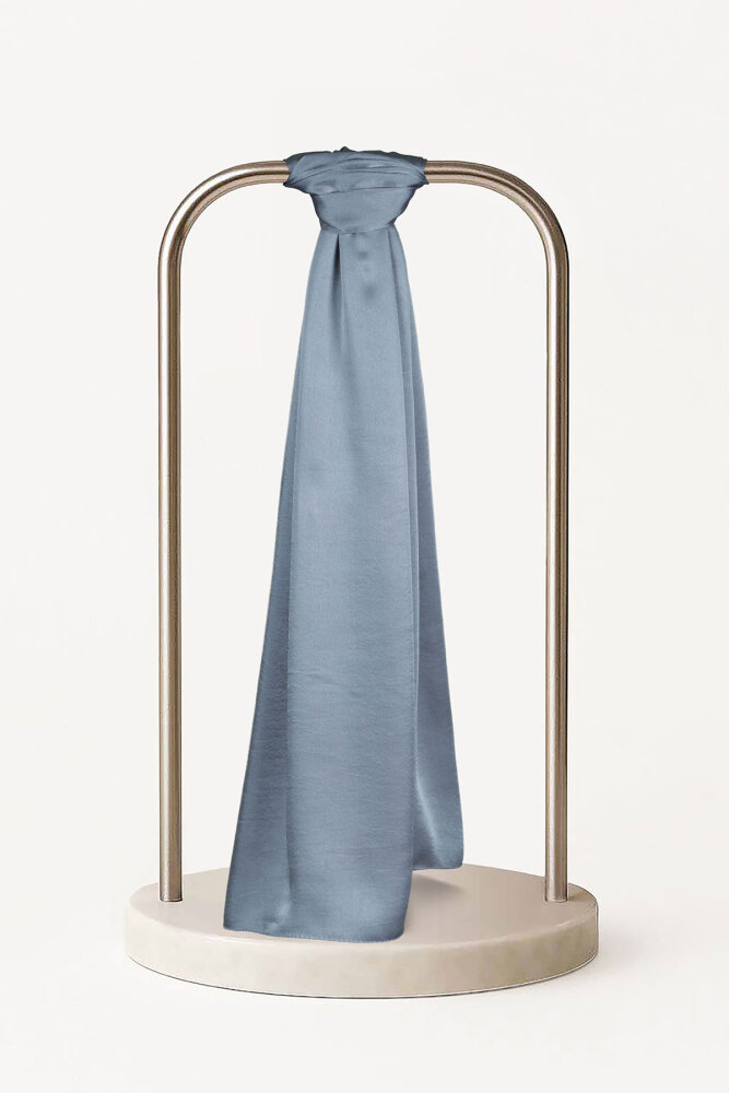 Koyu Gri İnci Şal - 2