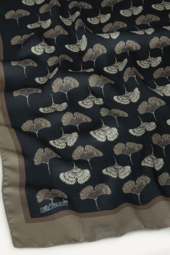 Kül Yonca Desenli İdol Vual Şal - 3