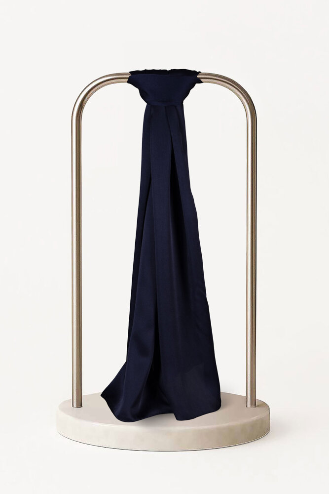 Lacivert İnci Şal - 2