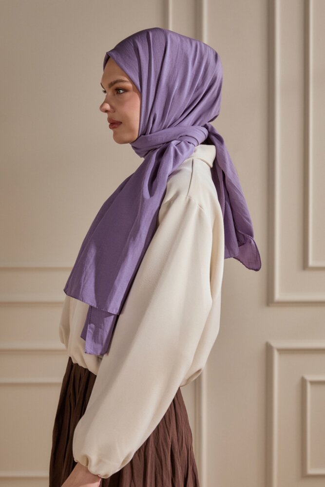 Lila Mercan Şal - 1