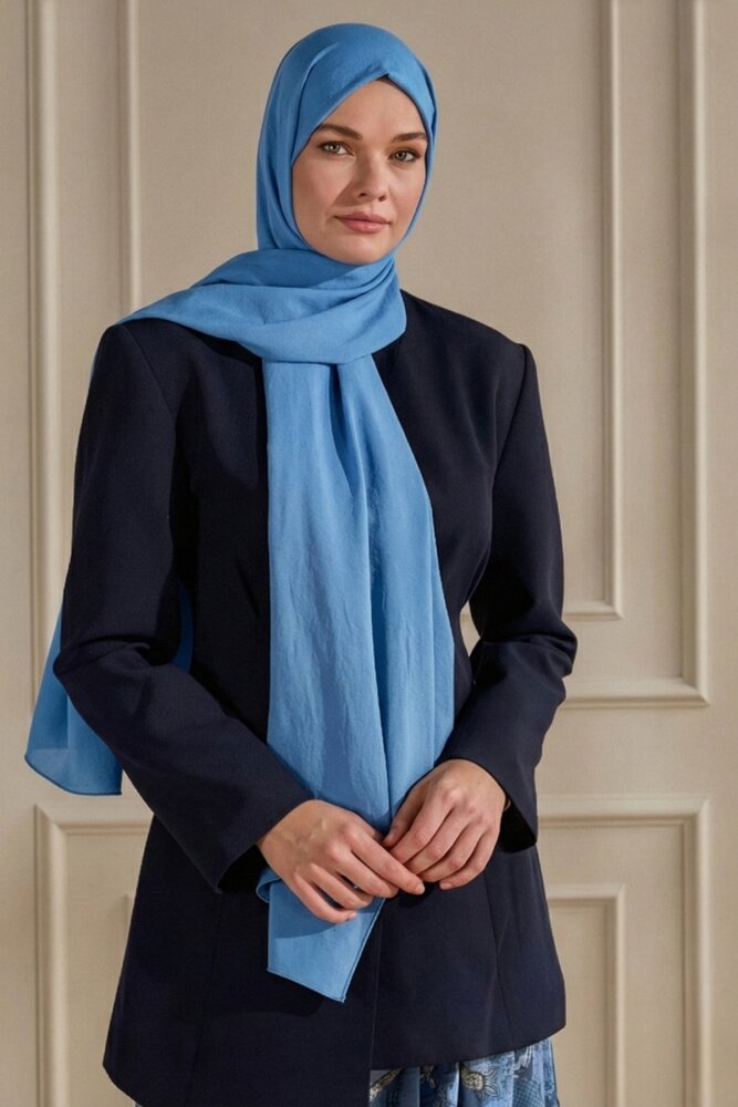 Mavi Mercan Şal - 1