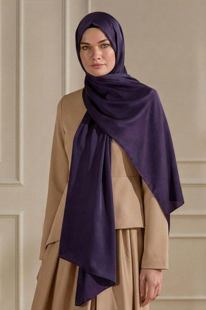 Mor İnci Şal - 1