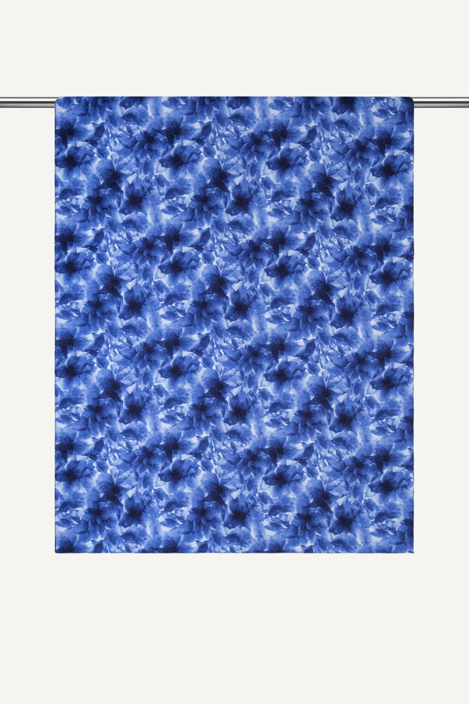 Saks Sisli Buket Desen Rami Şal - 1