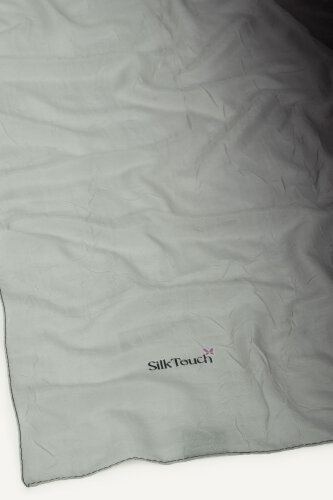 Siyah Degrade Desen Pamuk Vual Şal - 3