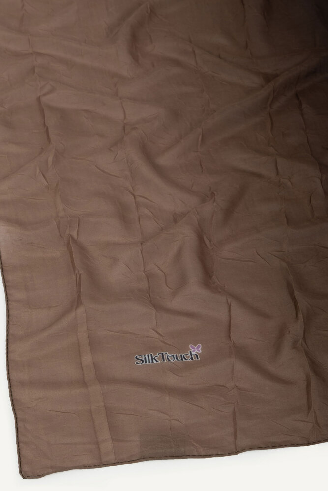 Taba Degrade Desen Pamuk Vual Şal - 3