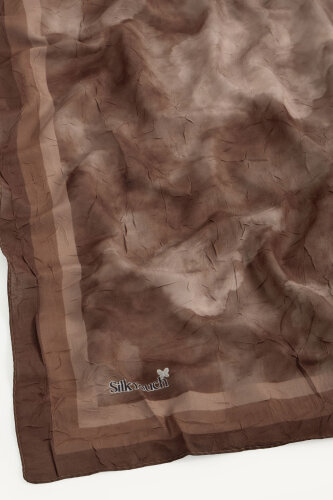 Toprak Bulut Desenli Kraş Şal (1)