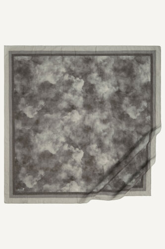 Vizon Bulut Desen Kraş Eşarp (1)