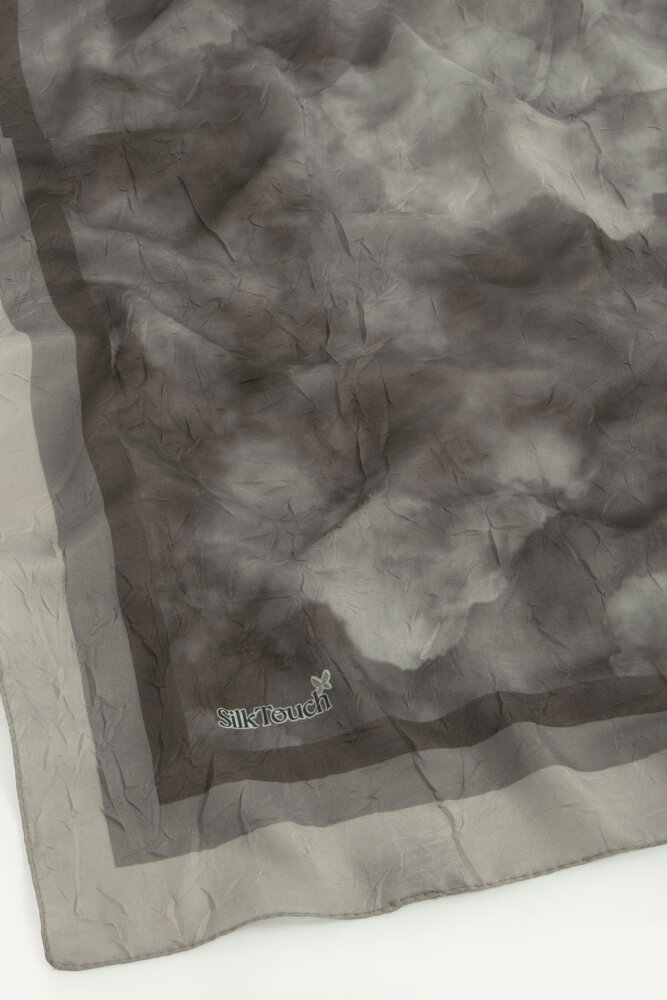 Vizon Bulut Desen Kraş Eşarp - 3