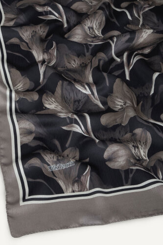 Vizon Lale Desenli İdol Vual Şal - 3