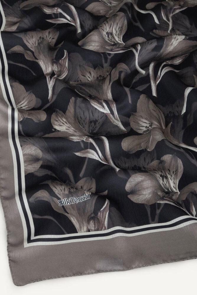 Vizon Lale Desenli İdol Vual Şal - 3