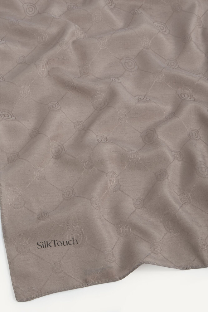 Vizon Monogram Desen Mercan Eşarp - 3