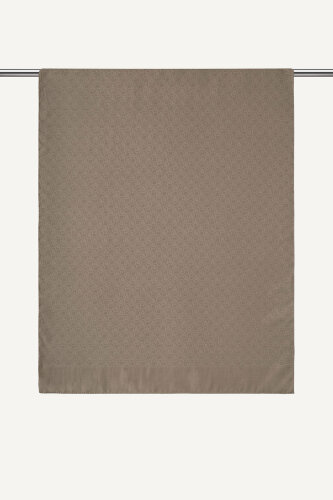 Vizon Piramit Monogram Desen Mercan Şal