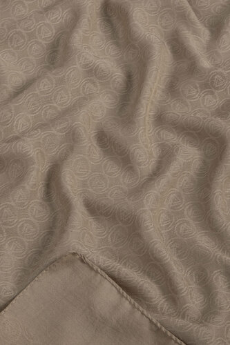 Vizon Piramit Monogram Desen Mercan Şal (1)