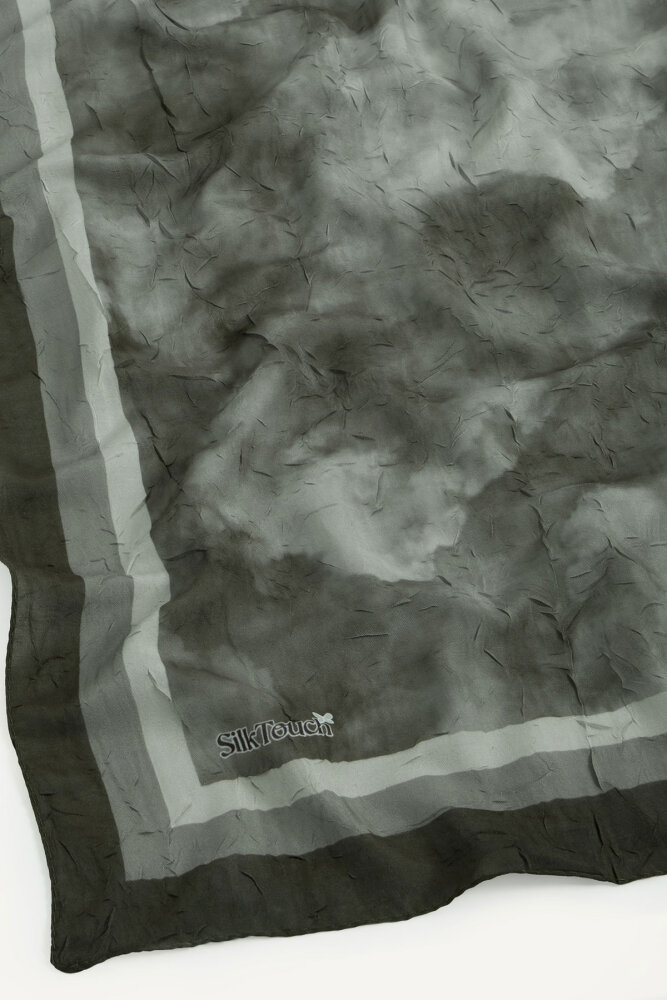 Zümrüt Bulut Desenli Kraş Şal - 2