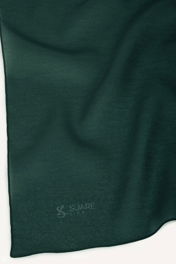 Zümrüt Düz Renk Kehribar Eşarp - 3