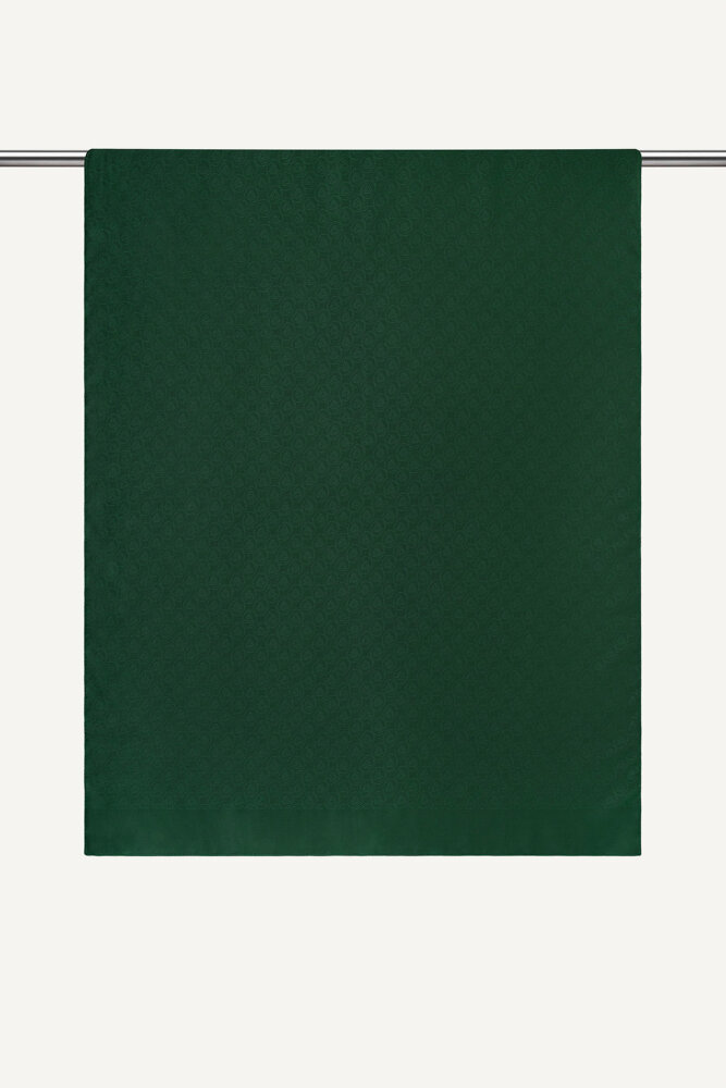 Zümrüt Piramit Monogram Desen Mercan Şal - 2